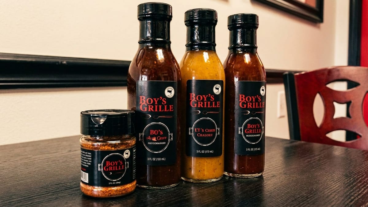 The signature BBQ sauce lineup