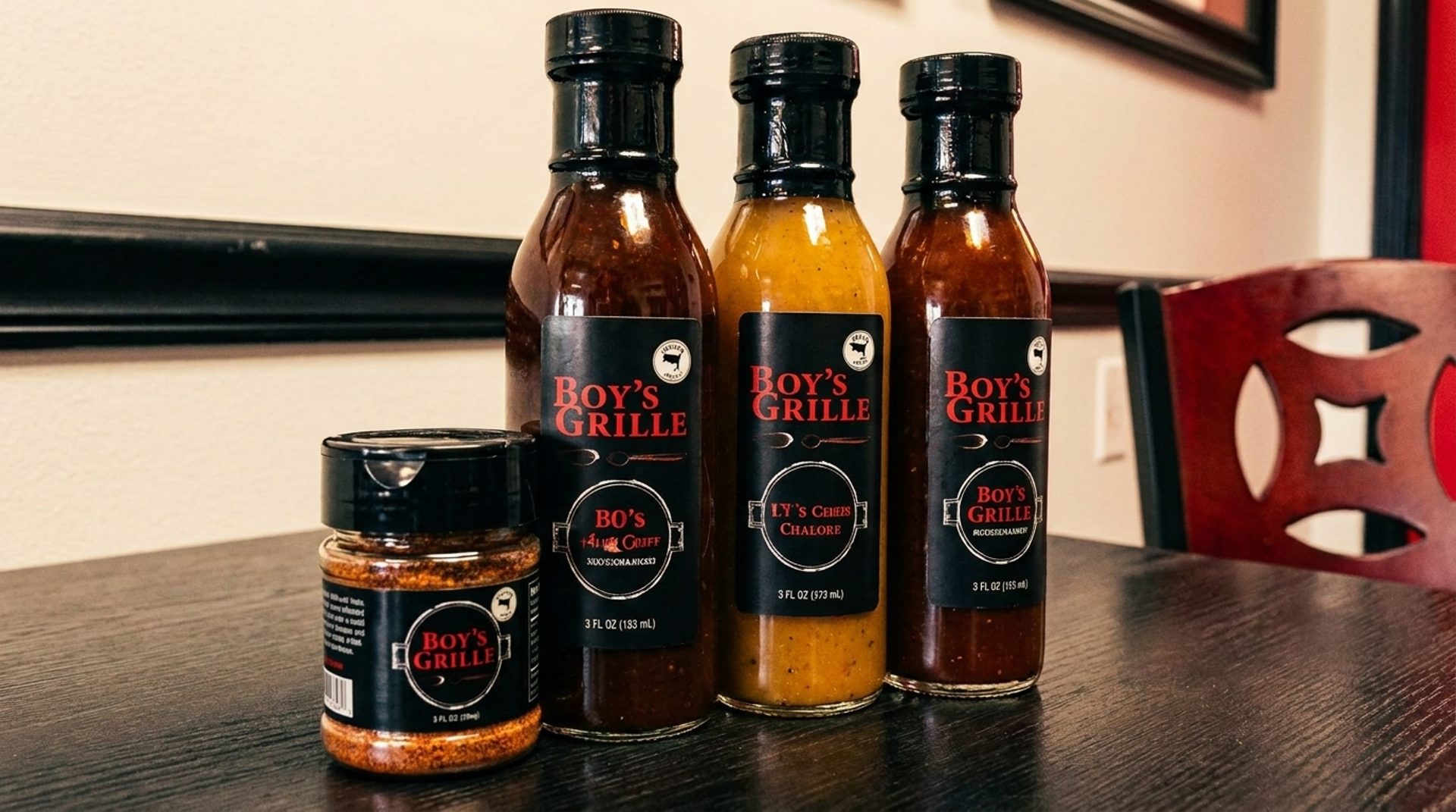 The signature BBQ sauce lineup